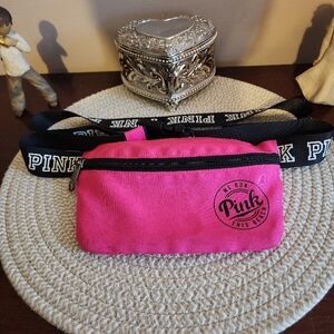 PINK Victoria's Secret HOT Pink Belt Bag
